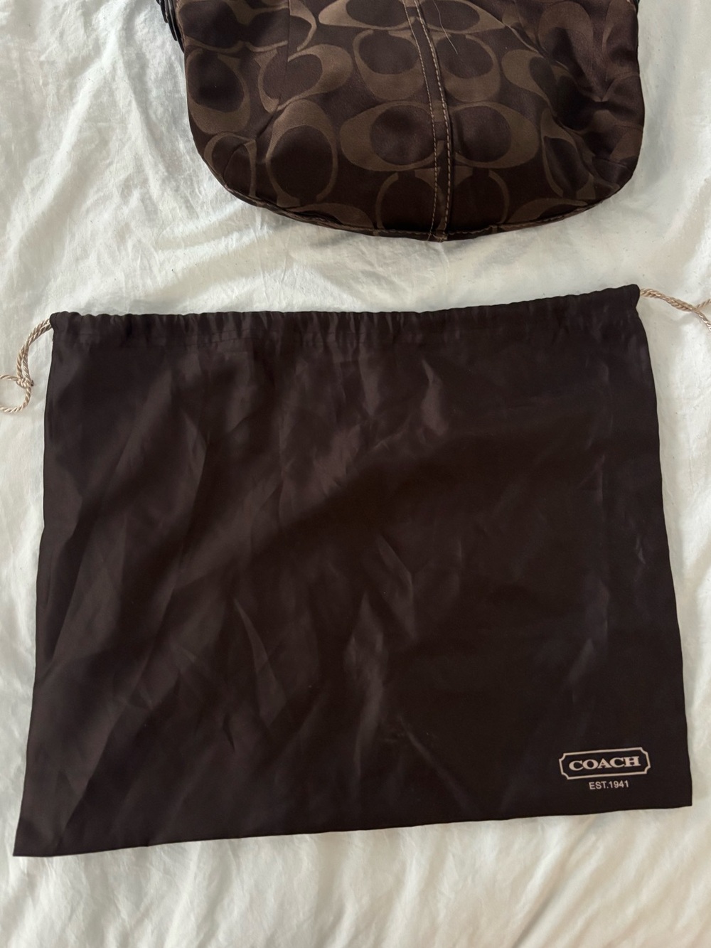 Coach Signature Hobo Bag - Picture 8 of 9